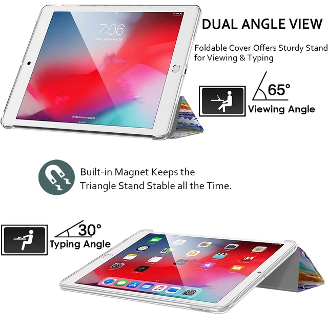Alt view image 4 of 5 - DuraSafe Cases Compatible with iPad 2022 10.9 inch 10th Gen Case A2696 A2757 A2777 MPQ13LL/A MPQ33LL/A MPQ03LL/A MPQ23LL/A MPQ93LL/A MPQC3LL/A MPQ83LL/A MPQA3LL/A MQ6K3LL/A MQ6L3LL/A - Color Emblem