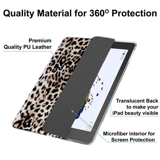 Alt view image 5 of 5 - DuraSafe Cases for iPad Pro 12.9 inch 2 Gen 2017 Cover A1670 MQDC2LL/A MQDD2LL/A MQDA2LL/A A1671 MP6H2LL/A MP6J2LL/A MP6G2LL/A MPL02LL/A MPL12LL/A MPKY2LL/A A1821 MQEF2LL/A MQED2LL/A - Jaguar