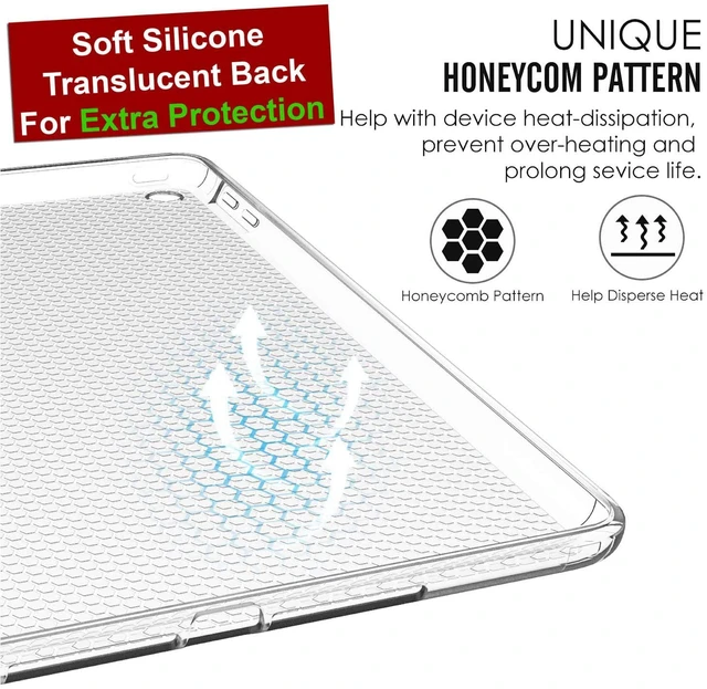 Alt view image 5 of 5 - DuraSafe Cases for iPad Air 2nd Gen 9.7 inch 2014 Shockproof Case A1566 MGLW2LL/A MGL12LL/A MH0W2LL/A A1567 MGKM2LL/A MH182LL/A MGKL2LL/A MGTY2LL/A MH1J2LL/A MGTX2LL/A MH2V2LL/A MH2W2LL/A - Sky