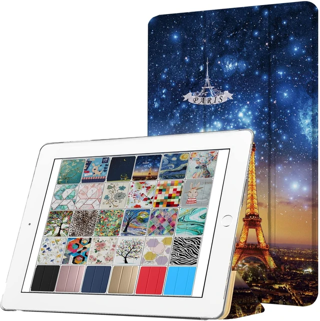 Main image of DuraSafe Cases for iPad Pro 12.9 inch 2 Gen 2017 Cover A1670 MQDC2LL/A MQDD2LL/A MQDA2LL/A A1671 MP6H2LL/A MP6J2LL/A MP6G2LL/A MPL02LL/A MPL12LL/A MPKY2LL/A A1821 MQEF2LL/A MQED2LL/A - Paris Night