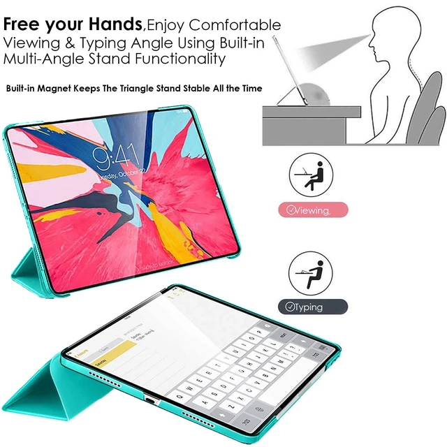 Alt view image 4 of 5 - DuraSafe Cases for iPad 10.9 inch 10th Gen 2022 Hard Back Case A2696 A2757 A2777 MPQ13LL/A MPQ33LL/A MPQ03LL/A MPQ23LL/A MPQ93LL/A MPQC3LL/A MPQ83LL/A MPQA3LL/A MQ6K3LL/A MQ6L3LL/A - Green