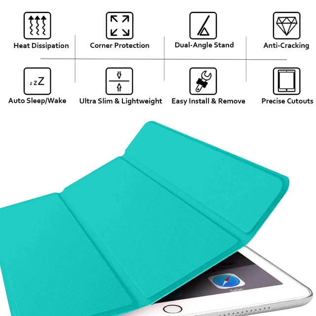 Alt view image 5 of 5 - DuraSafe Cases for iPad 10.9 inch 10th Gen 2022 Hard Back Case A2696 A2757 A2777 MPQ13LL/A MPQ33LL/A MPQ03LL/A MPQ23LL/A MPQ93LL/A MPQC3LL/A MPQ83LL/A MPQA3LL/A MQ6K3LL/A MQ6L3LL/A - Green