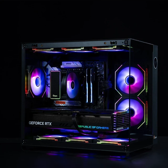 Alt view image 4 of 5 - Gamma A40 ARGB CPU Cooler,133mm Compact Tower CPU Air Cooler,100mm PWM Fan