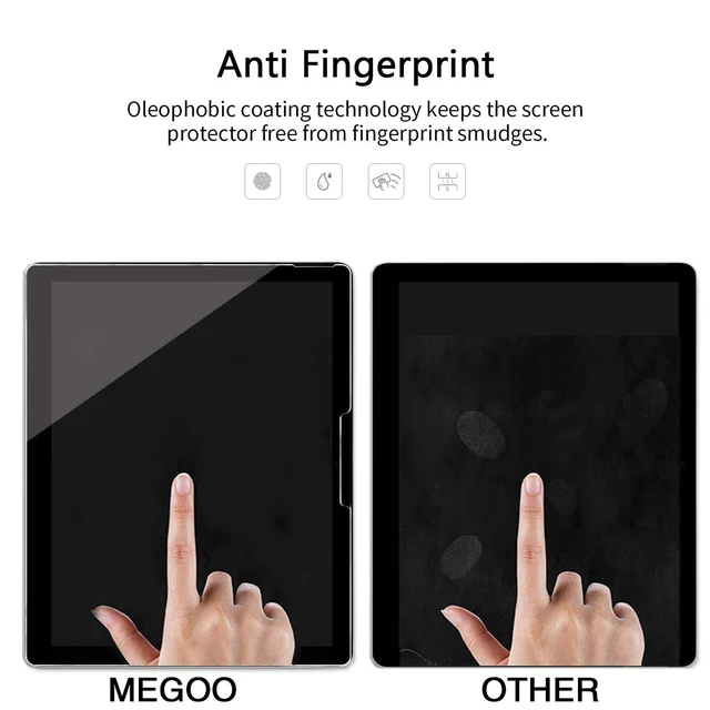 Alt view image 3 of 5 - Megoo ArmorShield Tempered Glass (Case Friendly) for Surface Book 3 13.5"