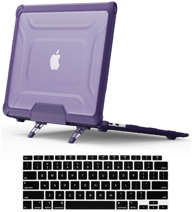 Main image of Rugged Case for MacBook Pro 14 inch M5 2026-2021 M4 M3 M2 M1 Pro Max,Purple