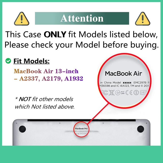 Alt view image 2 of 5 - Rugged Case for MacBook Air 13 inch 2022-2018 M1 A2337 A2179 A1932, SkyBlue