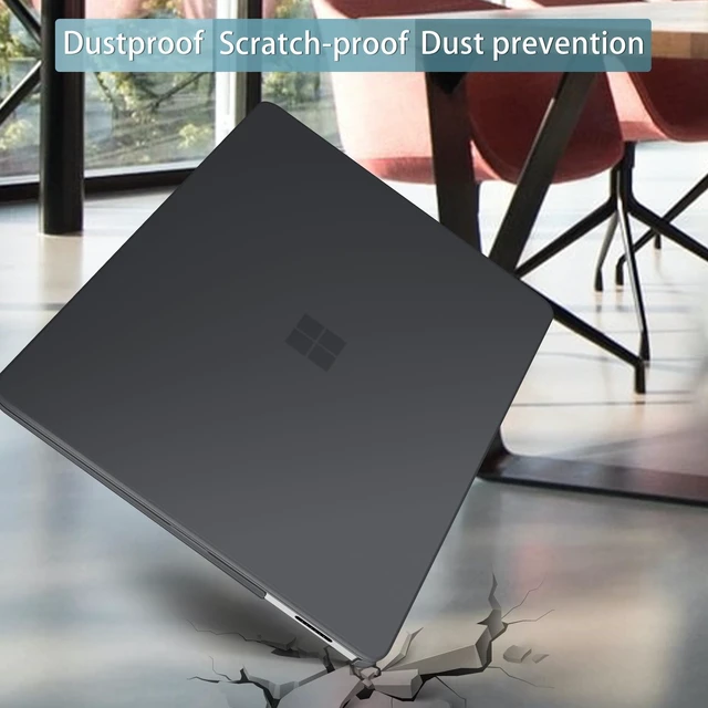Alt view image 5 of 5 - Mektron Matte Case for 13.8" Microsoft Surface Laptop 8 2026 Fits Surface Laptop 13.8 Inch 7 2024 Cover (Model: 2036),Keyboard Cover +Screen Protector +Dust Plugs, Matte Black