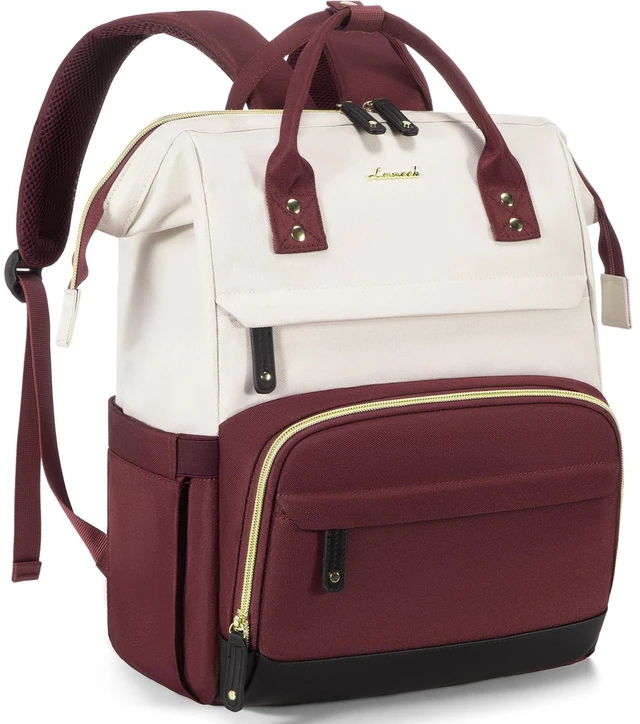 Main image of LOVEVOOK Laptop Backpack for Women, 15.6 Inch Work Business Backpacks Purse With Large Capacity, Waterproof Nurse Bag College Backpack, Waterproof Casual Daypack for Travel