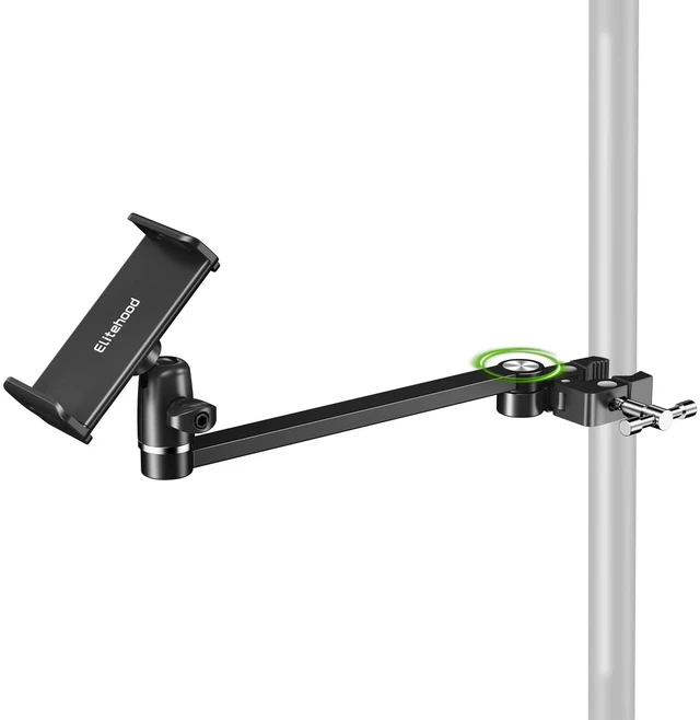Main image of elitehood 12in Long Arm iPad Mic Stand Mount for Microphone Music Stand