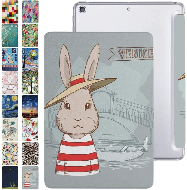 Main image of DuraSafe Cases for iPad Air 4th 5th 6th 2020 2022 2024 Gen Air 11 Case A2588 A2589 A2591 MM9E3LL/A MM9D3LL/A MME23LL/A MM9C3LL/A MM9F3LL/A A2316 MYFQ2LL/A MYFM2LL/A MYFR2LL/A MYFP2LL/A - Bunny Hat