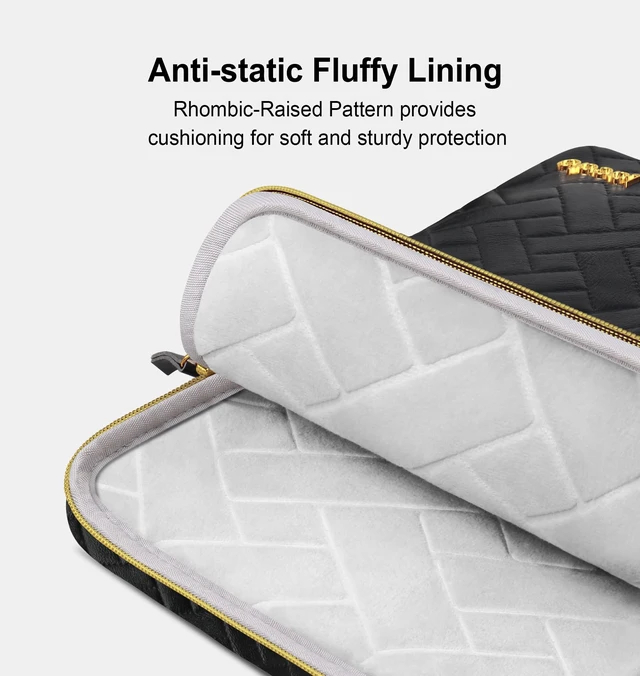 Alt view image 3 of 5 - Lacdo Tablet Sleeve Bag for 11 inch iPad A16 / 11 inch iPad Air M4 M3 M2 / 11" iPad Pro M5 M4 / 10.9" ipad/Ipad Air / 10.2" iPAD, 11" Samsung Galaxy Tab A9+ Tablet Shoulder Bag Carrying Case, Bl