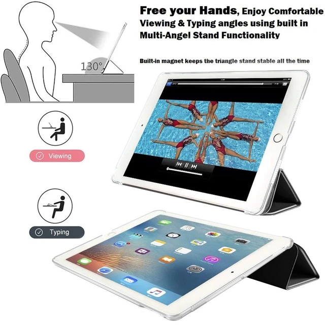 Alt view image 4 of 5 - DuraSafe Cases for iPad Pro 11 2nd 3rd 4th Gen Case A2759 MNXE3LL/A MNXD3LL/A A2435 MNXG3LL/A MNXF3LL/A MNXJ3LL/A MNXH3LL/A A2761 A2762 MNXN3LL/A MP553LL/A A2377 MHQR3LL/A MHQT3LL/A A2228 - Black
