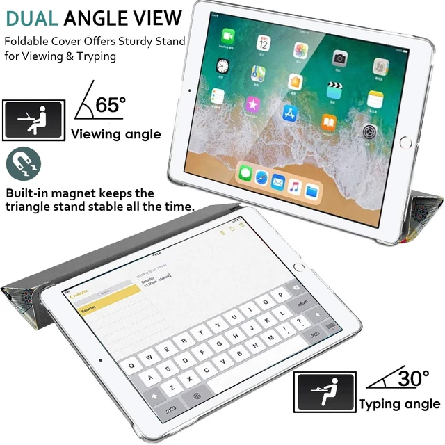 Alt view image 4 of 5 - iPad Air 3rd Gen 2019 10.5 inch Case A2152 MUUL2LL/A MUUK2LL/A MUUJ2LL/A A2123 A2153 MUUT2LL/A MUUR2LL/A MUUQ2LL/A MV172LL/A MV162LL/A MV152LL/A MV172LL/A MV162LL/A MV152LL/A - Yarn Flowers