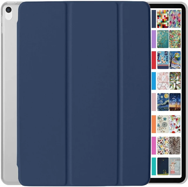 Main image of DuraSafe Cases for iPad PRO 10.5" 2017 Smart Cover A1701 A1709 A1852 MQDX2LL/A MQDT2LL/A MPF22LL/A MPDY2LL/A MPF02LL/A MPF12LL/A MPGL2LL/A MPGK2LL/A MPGH2LL/A MPGJ2LL/A MQF12LL/A MQEY2LL/A Navy Blue