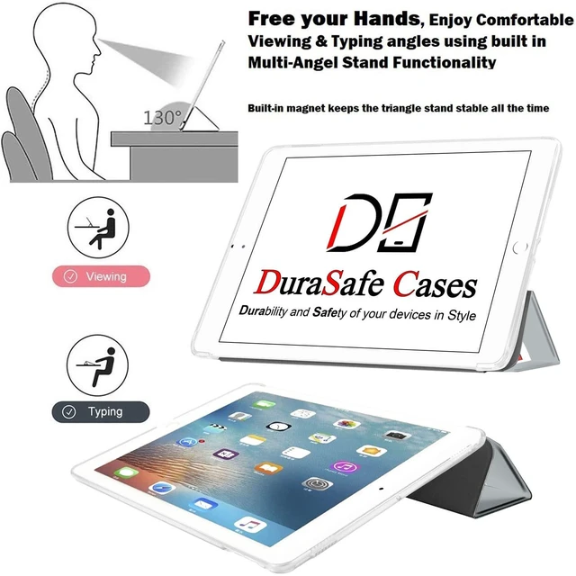 Alt view image 4 of 5 - DuraSafe Cases for iPad Air 2nd Generation 9.7 inch 2014 Printed Case A1566 MGLW2LL/A MH0W2LL/A A1567 MGKM2LL/A MH182LL/A MGKL2LL/A MGTY2LL/A MH1J2LL/A MGTX2LL/A MH2V2LL/A MH2W2LL/A - Bunny Hat