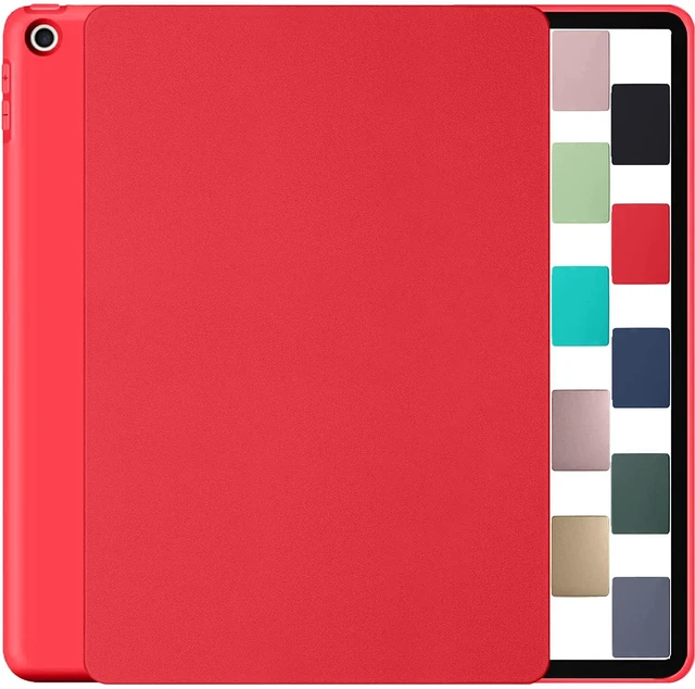 Main image of DuraSafe Cases for iPad 2014 Air 2nd 9.7 inch TPU Cover A1566 MGLW2LL/A MGL12LL/A MH0W2LL/A A1567 MGKM2LL/A MH182LL/A MGKL2LL/A MGTY2LL/A MH1J2LL/A MGTX2LL/A MH2V2LL/A MH2W2LL/A MH2U2LL/A - Red