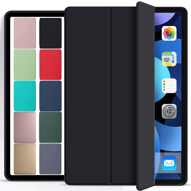 Main image of DuraSafe Cases Compatible with iPad 10.9 inch 10th Generation 2022 TPU Cover A2696 A2777 MPQ13LL/A MPQ33LL/A MPQ03LL/A MPQ23LL/A A2757 MPQ93LL/A MPQC3LL/A MPQ83LL/A MPQA3LL/A MQ6K3LL/A - Black