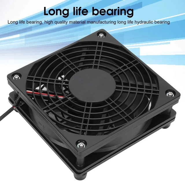 Alt view image 2 of 5 - Lazmin112 2pcs 120 mm Computer Case Fan, 5V USB PC Cooler Fan Quiet Cooling Fan, Super Silent Computer Cooling Fan for Desktops