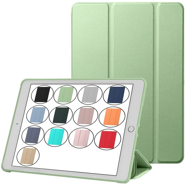 Main image of DuraSafe Cases for iPad 9th 8th 7th Gen 10.2 inch TPU Case A2602 MK2K3LL/A MK2L3LL/A A2604 MK2N3LL/A MK2P3LL/A A2603 A2605 MK663LL/A MK693LL/A A2270 MYLC2LL/A A2428 A2429 A2430 A2197 - Tea Green