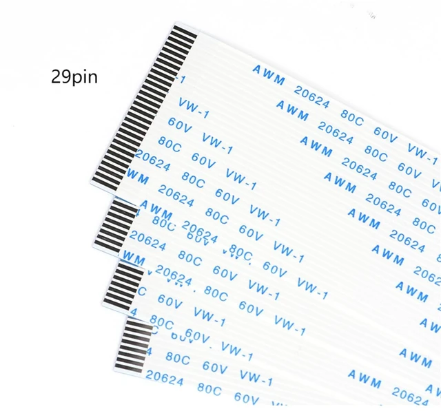 Alt view image 3 of 5 - EILRUSH 2PCS 29 Pins Flat Data Cable Print Head Printhead Cable for XP600 TX800 TX720 TX700 XP600