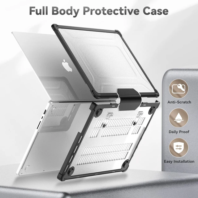 Alt view image 4 of 5 - HXCASEAC Case for MacBook Pro 16 inch with StandKeyboard Cover, Mouse Pad