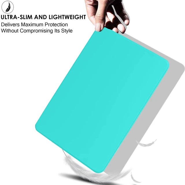 Alt view image 5 of 5 - DuraSafe Cases for iPad 9.7 inch Air 2 Gen Lightweight Case A1566 MGLW2LL/A MGL12LL/A MH0W2LL/A A1567 MGKM2LL/A MH182LL/A MGKL2LL/A MGTY2LL/A MH1J2LL/A MGTX2LL/A MH2V2LL/A MH2W2LL/A MH2U2LL/A - Green