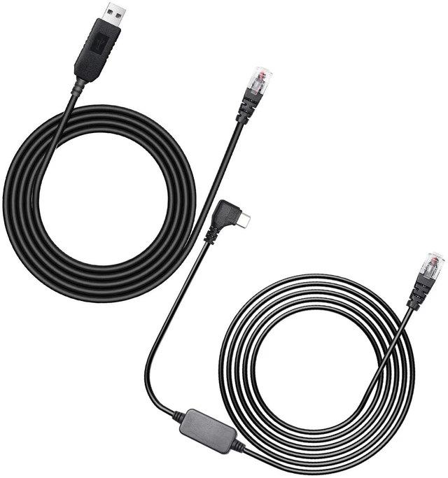 Main image of USB C to RJ11 & USB to RJ11 Radar Detector Cable for Escort Uniden & More