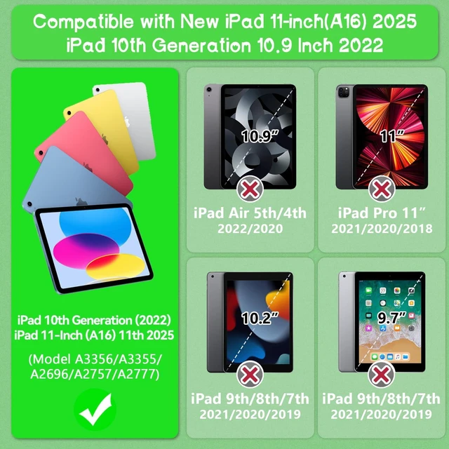 Alt view image 2 of 5 - Grifobes for iPad A16 Case 11th Generation 11" / 10th Gen 10.9" Shockproof