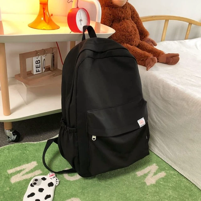 Alt view image 2 of 5 - Eagerrich Aesthetic Cute School Backpack for Teens Girls Laptop Bag, Black