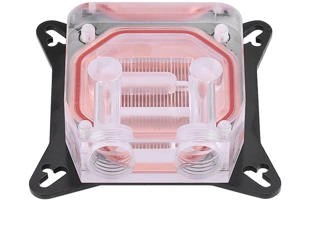 Main image of GPU Water Block Water Cooling Cooler Base, Copper POM Metal Water Cooling System Parts Kits for DIY PC with Waterway Component