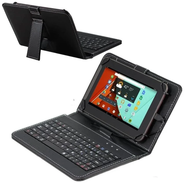 Main image of ENJOY-UNIQUE 9/9.7/10/11 inch Tablet Case Cover with Keyboard Universal Protective Case for 9" 10" 11" Tablet with USB-C Plug External Keyboard, Plug and Play