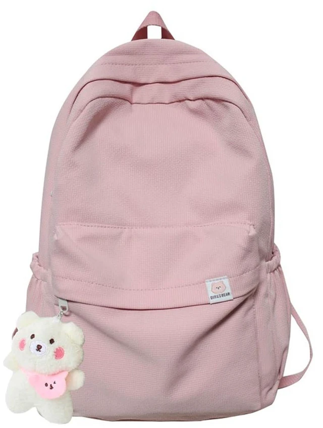 Main image of Eagerrich Aesthetic Cute School Backpack for Teens Girls Laptop Bag, Pink