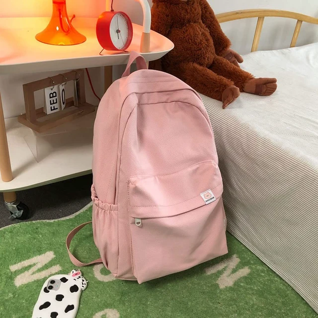 Alt view image 2 of 5 - Eagerrich Aesthetic Cute School Backpack for Teens Girls Laptop Bag, Pink