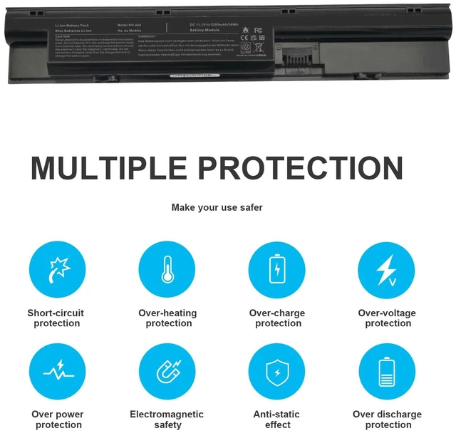 Alt view image 4 of 5 - Fancy Buying Laptop Battery for HP Probook 440 450 445 470 455 G0 G1 708457-001 708458-001 Fp06 Fp09 H6l26aa,h6l27aa Hstnn-ib4j Hstnn-lb4k Hstnn-ub4j Hstnn-w92c Hstnn-w93c