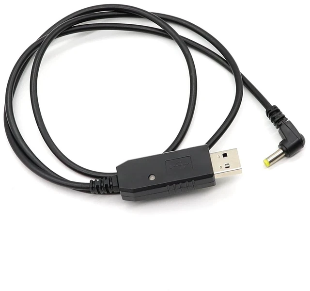 Alt view image 2 of 4 - 6PCS UV-5R USB Charger Cable UV-5R USB Charging Cable 2.5mm with Light