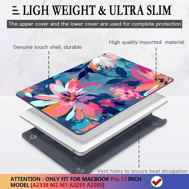 Alt view image 4 of 5 - CISSOOK Compatible with MacBook Pro 13 inch Case 2025-2016 Release M2 M1