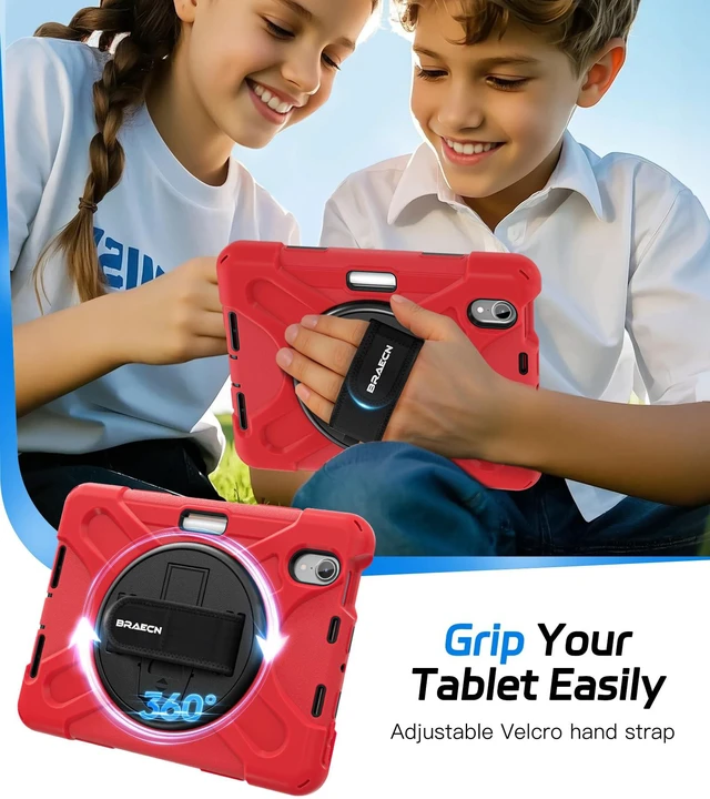 Alt view image 3 of 5 - BRAECNstock Case for iPad Mini 7(A17 Pro)2024/ Mini 6 2021 8.3", Shockproof