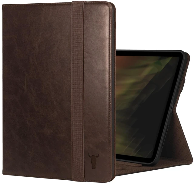 Main image of TORRO Case Compatible with iPad Pro 11 M5 / M4 (2025/2024) Premium Leather iPad Pro 11 2025/2024 Case with Stand Function, Apple Pencil Connectivity and Wake/Sleep Function (Dark Brown)