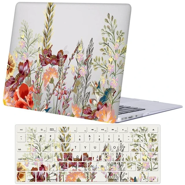 Main image of Case Compatible with MacBook Retina 12 Inch(Model A1534, Release 2017 2016 2015),Plastic Hard Shell Protective Cover & Keyboard Skin for MacBook 12 Inch with Retina Display - Flower