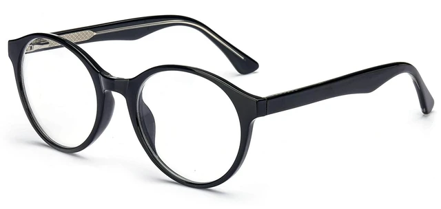 Main image of ANRRI Retro Round Blue Light Blocking Glasses Women Men Computer Eyeglasses Anti Blue Light Glasses with Anti Eyestrain & UV Glare for Gaming Black Frame