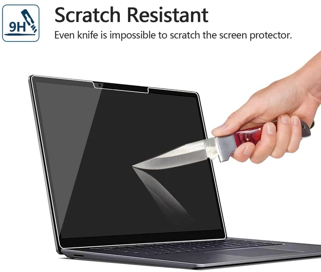 Alt view image 3 of 5 - Adeway [2 Pack Microsoft Surface Laptop 6/5/4/3/2/1 13.5 inch Screen Protector,Easy installation/Precise Cutouts/Tempered Glass
