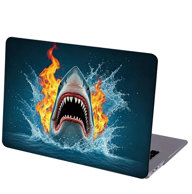 Main image of Plastic Hard Shell Case Compatible with MacBook Air 13 inch Retina Display with Touch ID (M1 A2337 A2179 A1932, 2018, 2019, 2020 Release) (Shark)