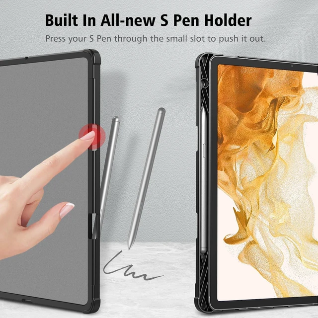 Alt view image 4 of 5 - Fintie Portfolio Case for Samsung Galaxy Tab S8 Plus/S7 FE/S7 Plus 12.4''