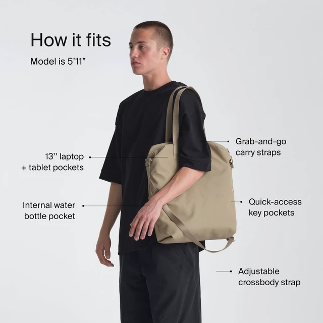 Alt view image 4 of 5 - Urth Arkose 18L Utility Tote Bag
