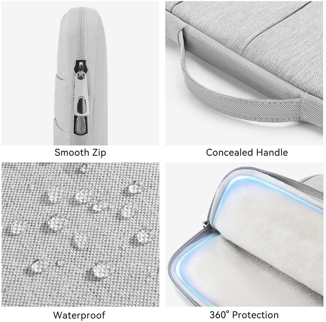 Alt view image 5 of 5 - Omnpak 13 inch Laptop Sleeve Case for MacBook Air/Pro M5-M1/MacBook Neo