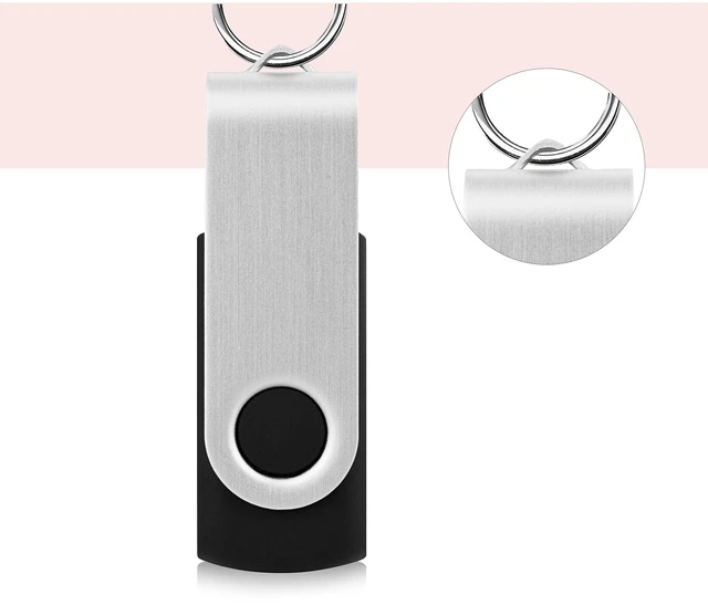 Alt view image 4 of 5 - KOOTION 10 Pack 4GB Flash Drive 4gb USB 2.0 Flash Drives USB Drive Jump Drive Bulk Thumb Drive Swivel Memory Stick Black