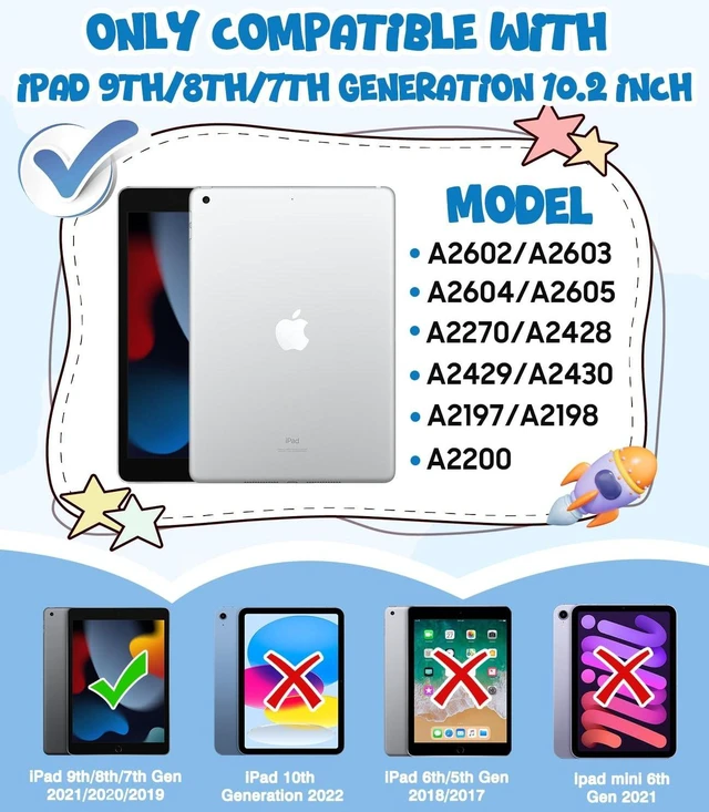 Alt view image 2 of 5 - OKP Case for iPad 9th/ 8th/ 7th Generation 10.2 Inch (2021/2020/2019)