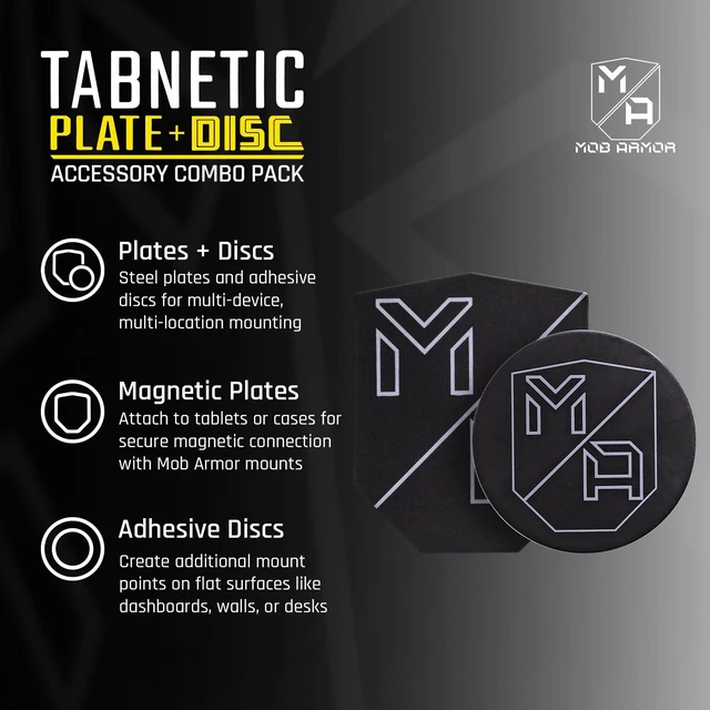 Alt view image 3 of 5 - Mob Armor TabNetic Combo Pack Magnetic Tablet Mount Solution