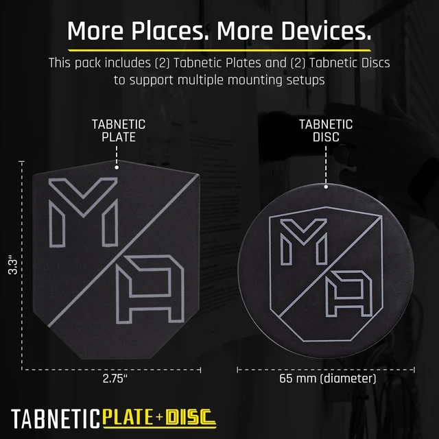 Alt view image 4 of 5 - Mob Armor TabNetic Combo Pack Magnetic Tablet Mount Solution
