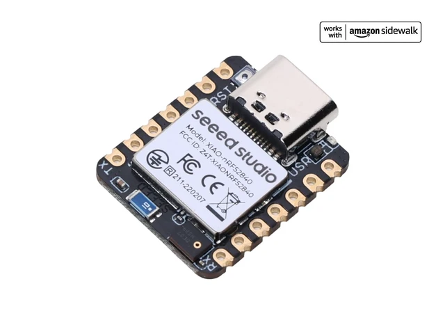 Alt view image 2 of 5 - Seeed Studio XIAO nRF52840 Sense - Supports Arduino/CircuitPython - Bluetooth5.0 NFC with Onboard Antenna, MCU with 6-axis IMU Works with Sidewalk